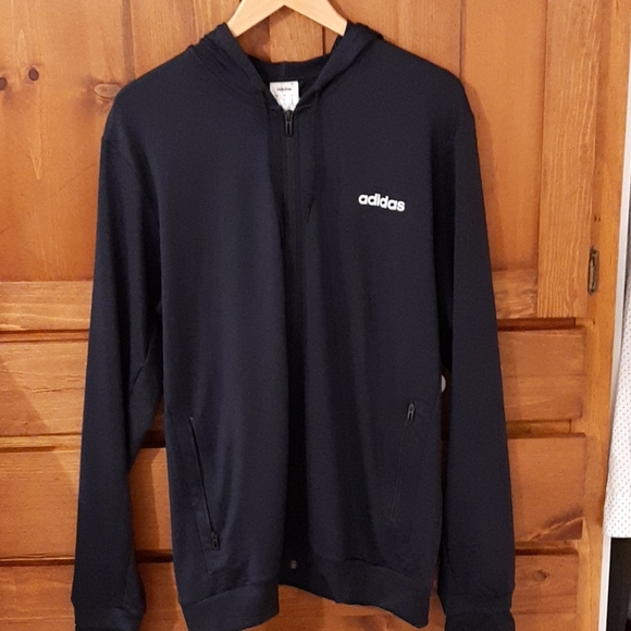 ADIDAS DRI-FIT ZIP-UP HOODIE - Picture 1 of 2